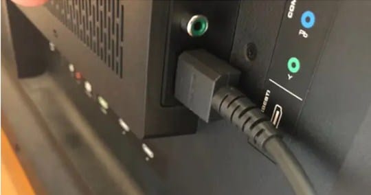 Plug the other end of the HDMI cable into your TV