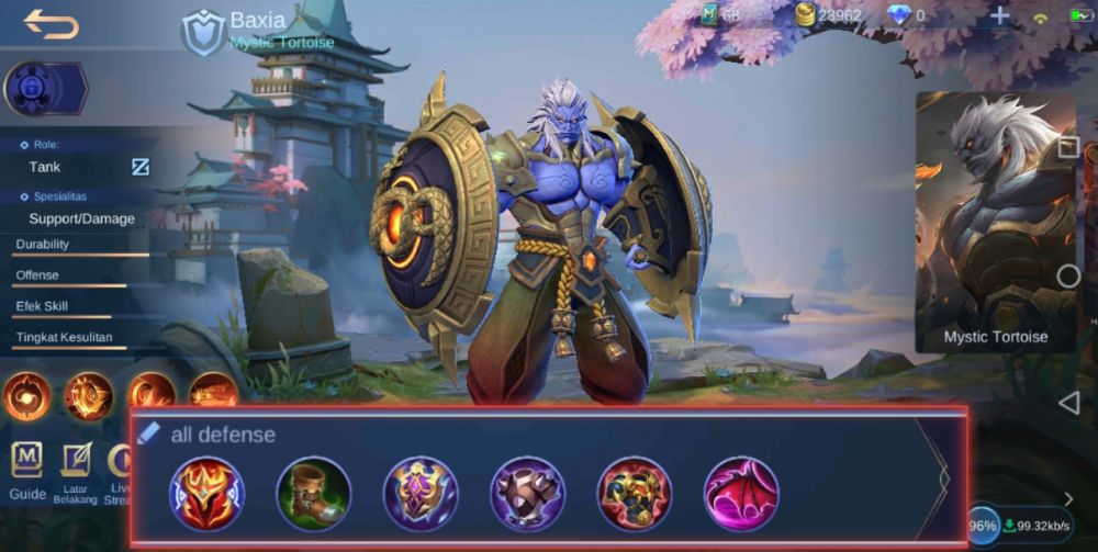 mobile legends Tank operation method