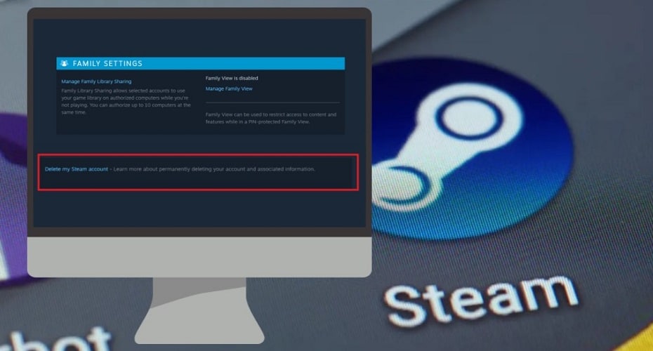 How to Delete Steam Account