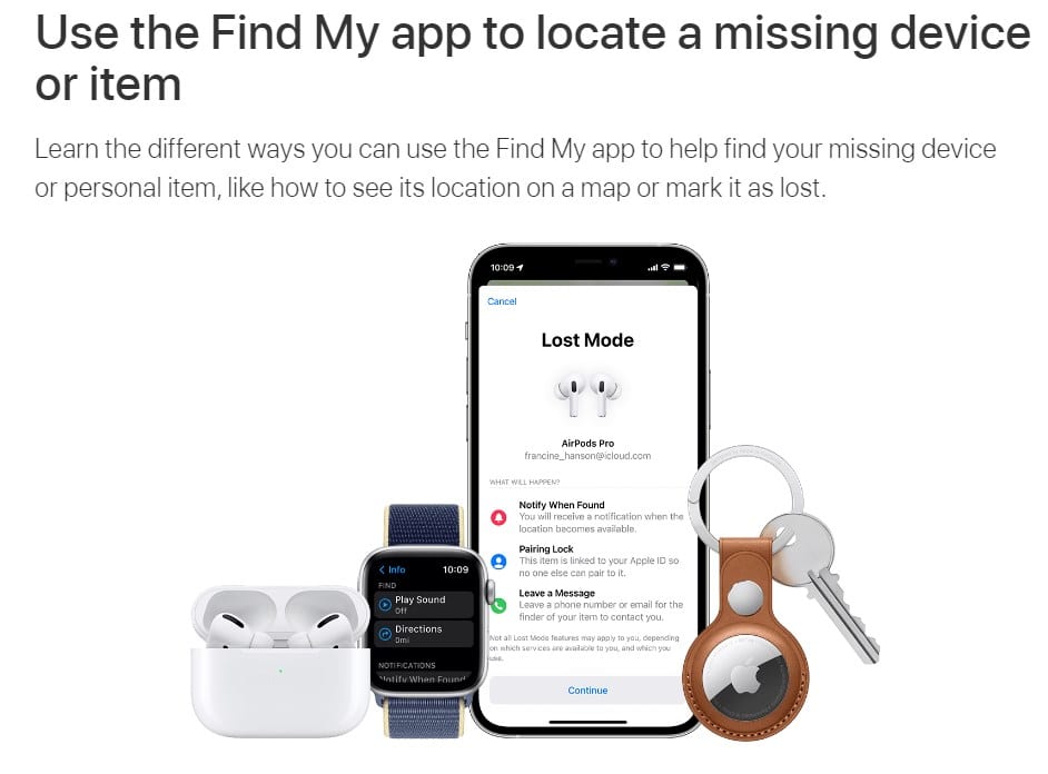 Find my app for iphone