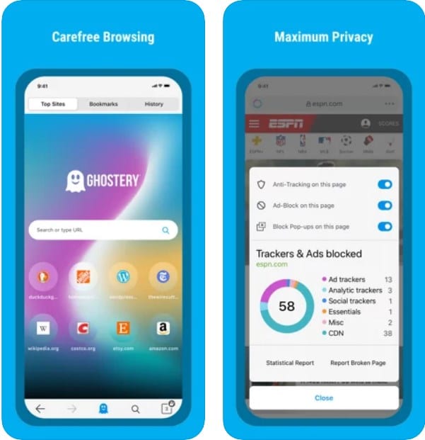Ghostery Privacy Browser for iphone