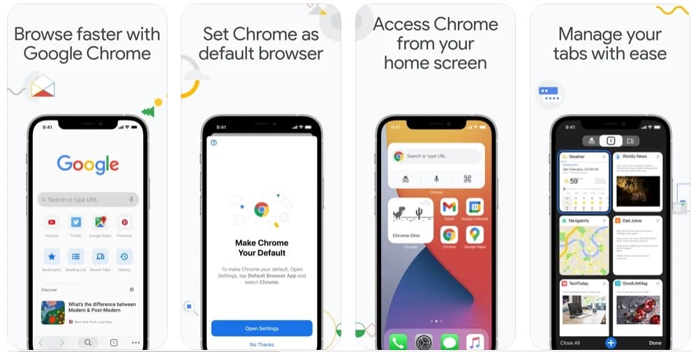 Google Chrome for iphone