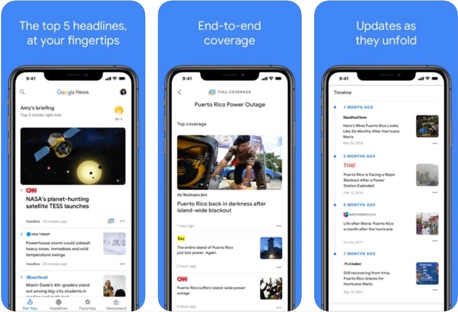 Google News for iphone