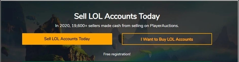 LoL account sell