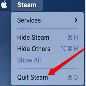 Start by closing Steam