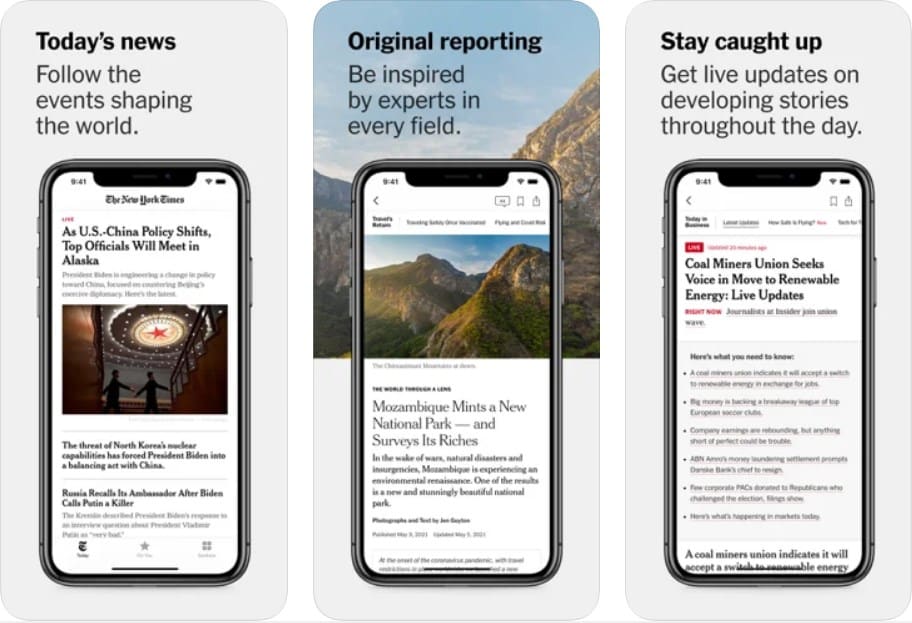 The New York Times for iphone