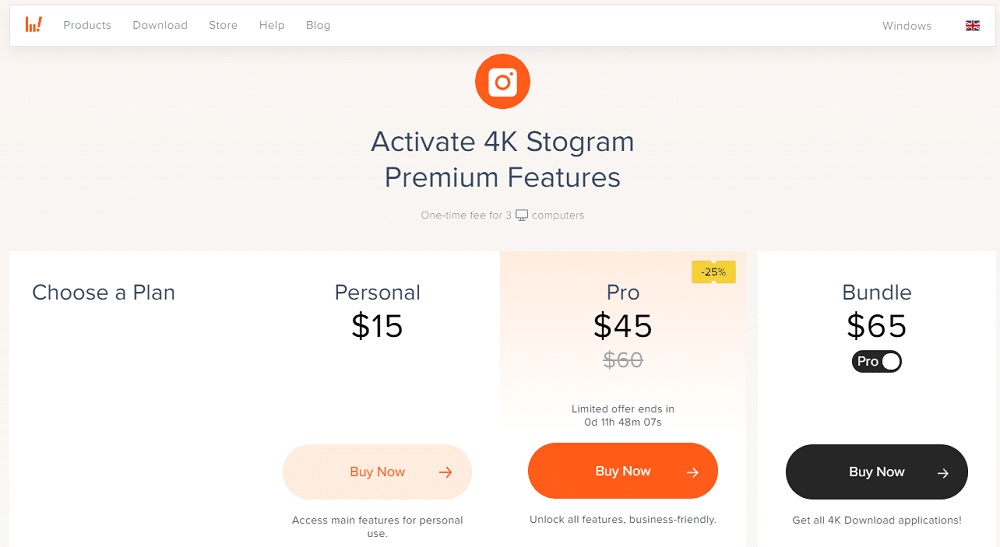 4K Stogram overview