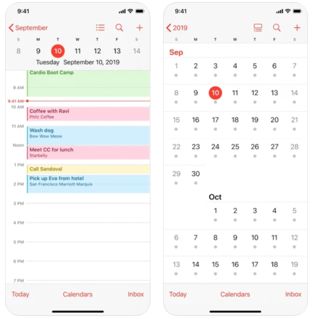 Apple Calendar for apps store