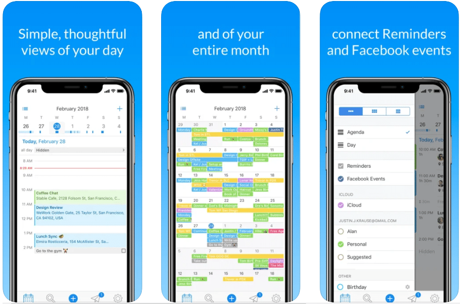 Calendar by Luni for apps store