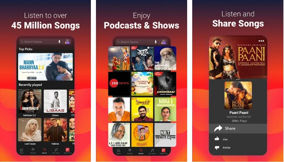 Gaana for android
