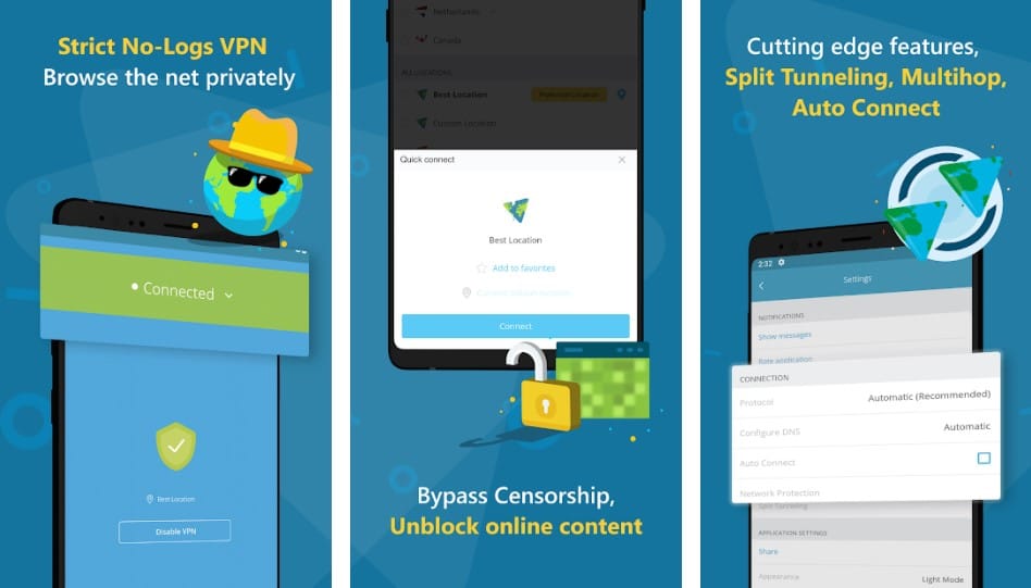 Hide me VPN for android