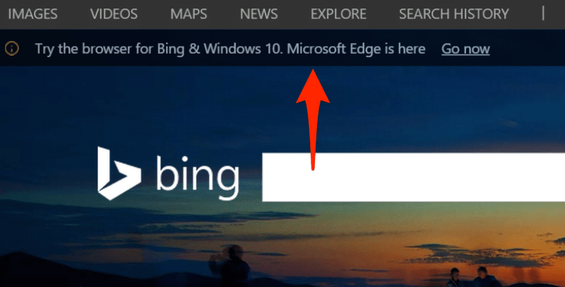 Microsoft Bing Edge Browser