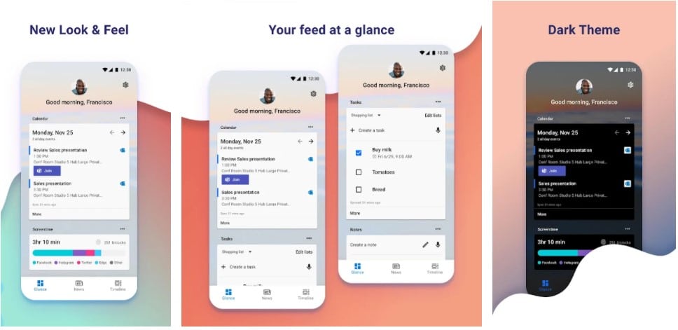 Microsoft Launcher for android