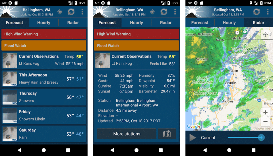 NOAA Weather for android