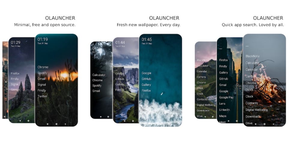 Olauncher for android
