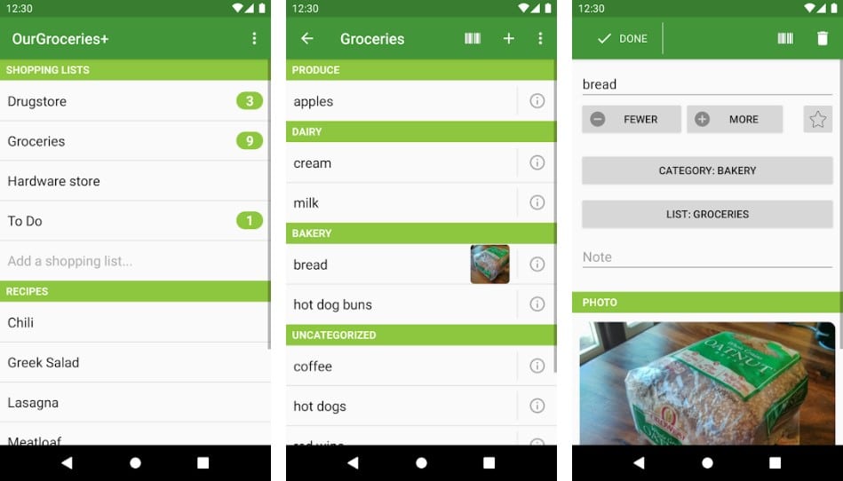 Our Groceries Shopping List for android