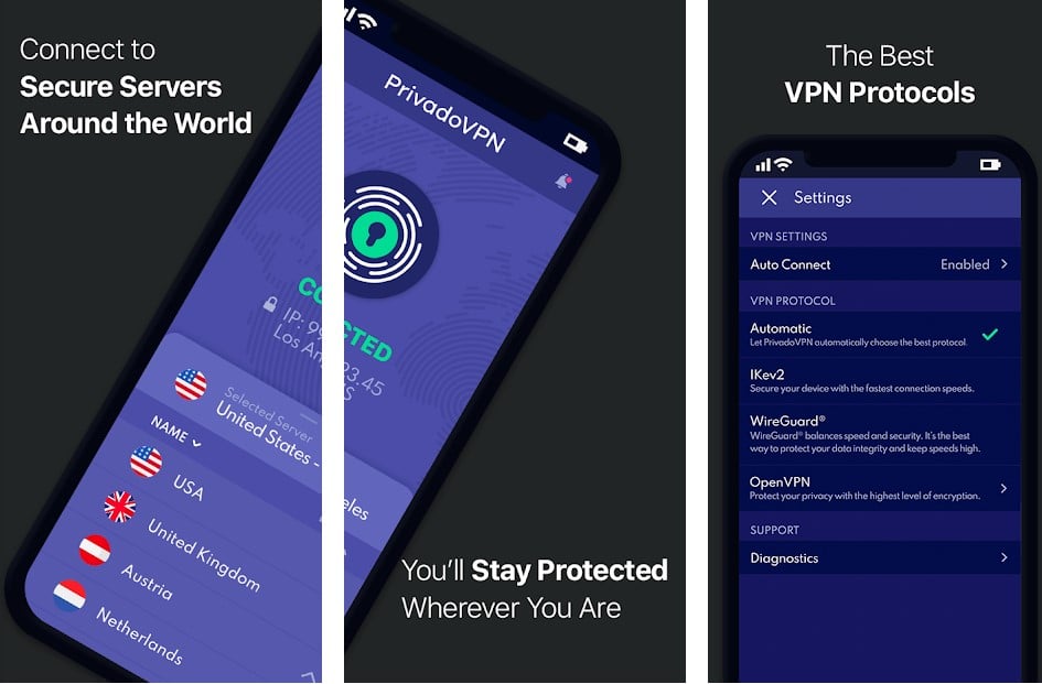 Privado VPN for the android