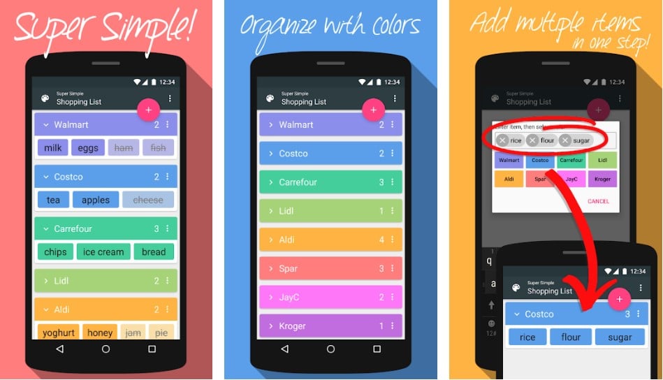 Super Simple Shopping List for android
