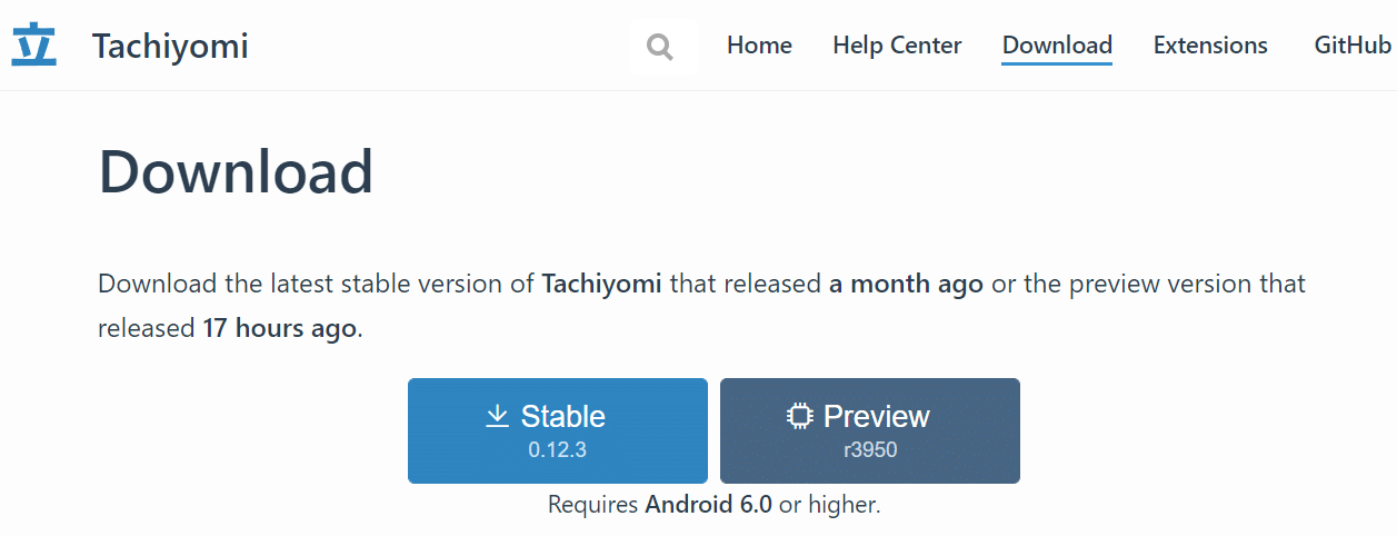 Tachiyomi Overview