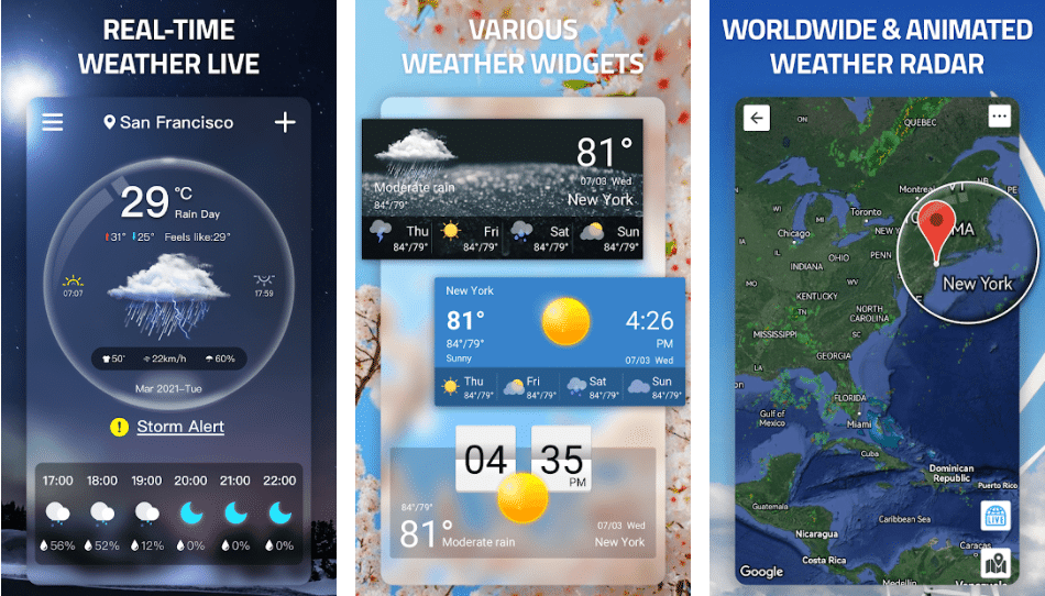 Weather App – weather outlook & Weather Live for Android