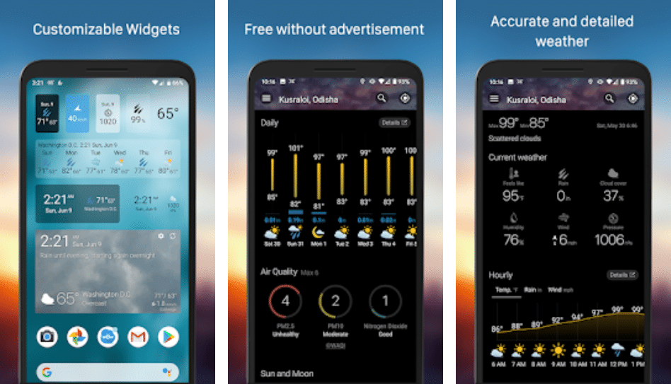 Weather & Gadget for Android