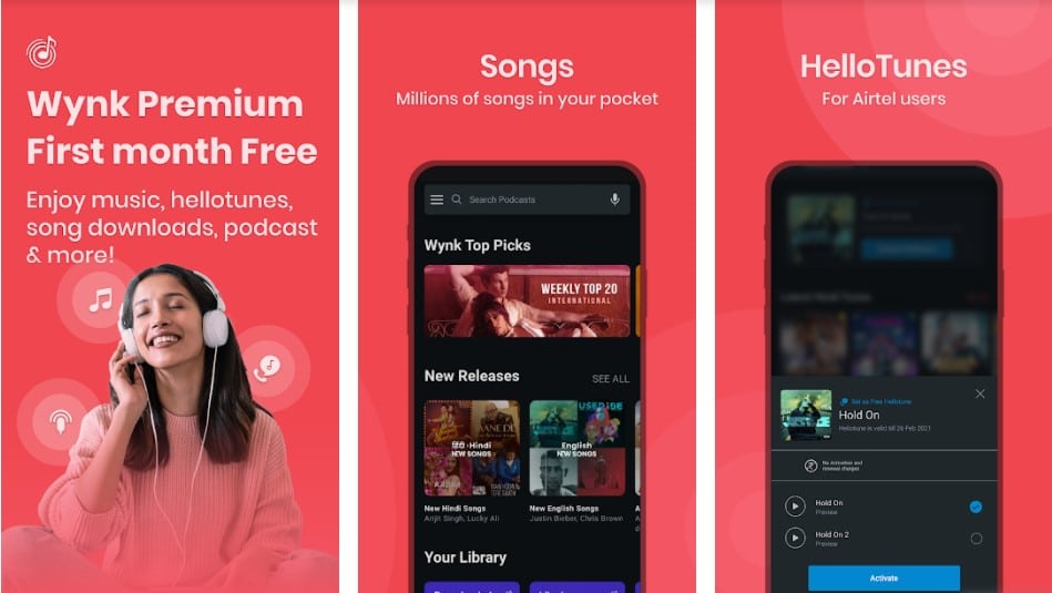 Wynk Music for android