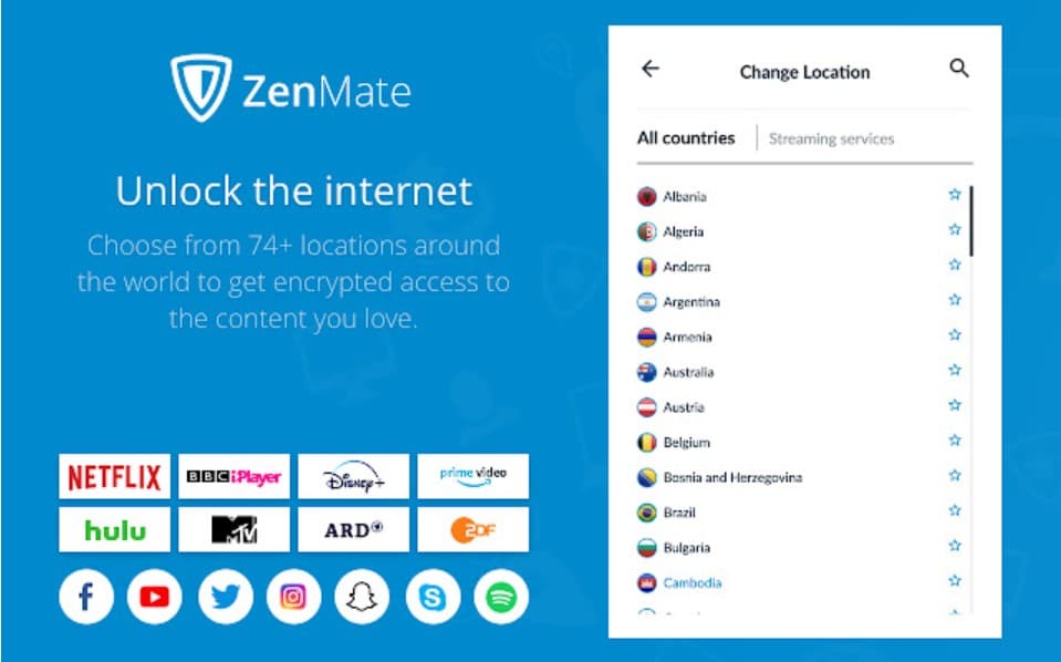 ZenMate VPN Chrome Web Store
