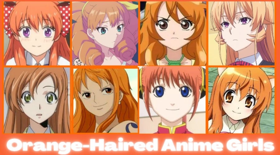 Orange Haired Anime Girls