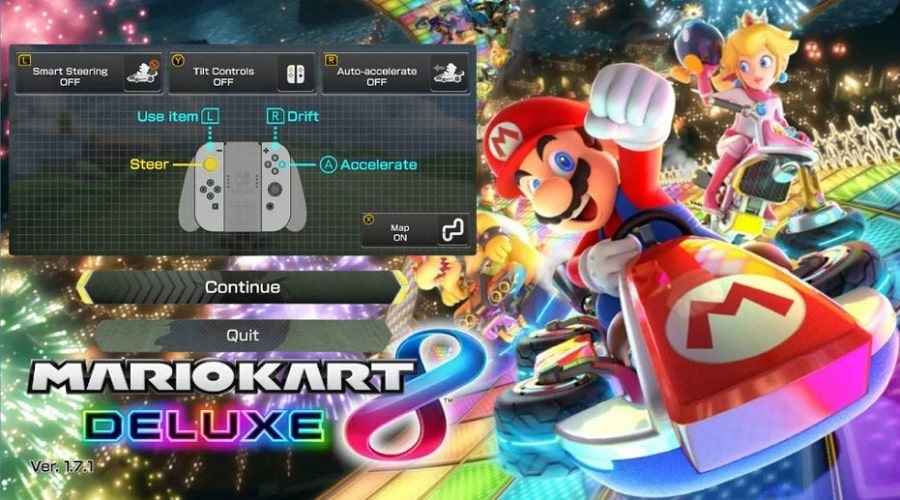 Mario Kart 8 Deluxe Controls