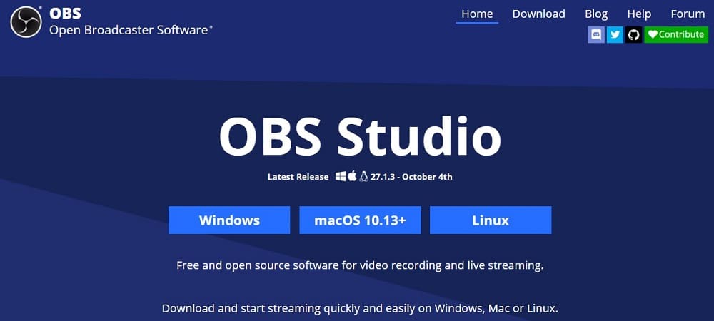 OBS Studio overview