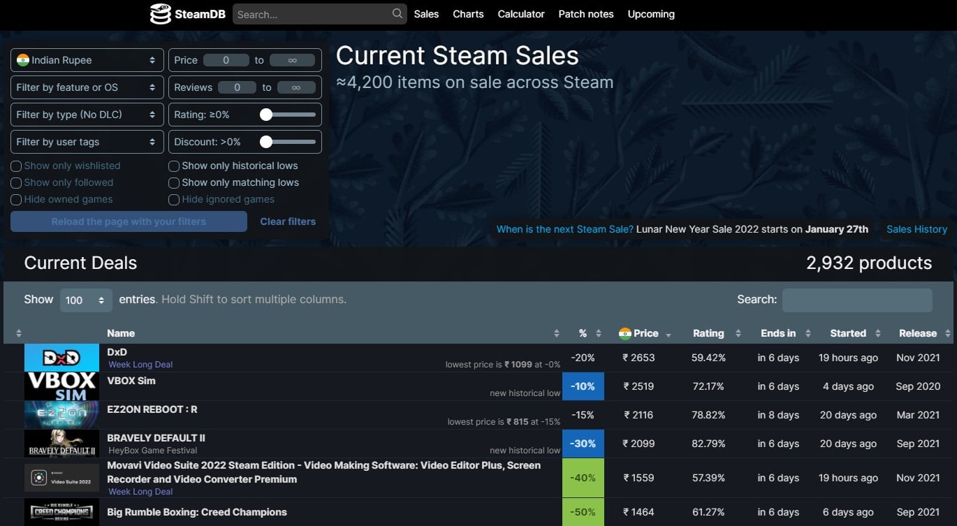 SteamDB