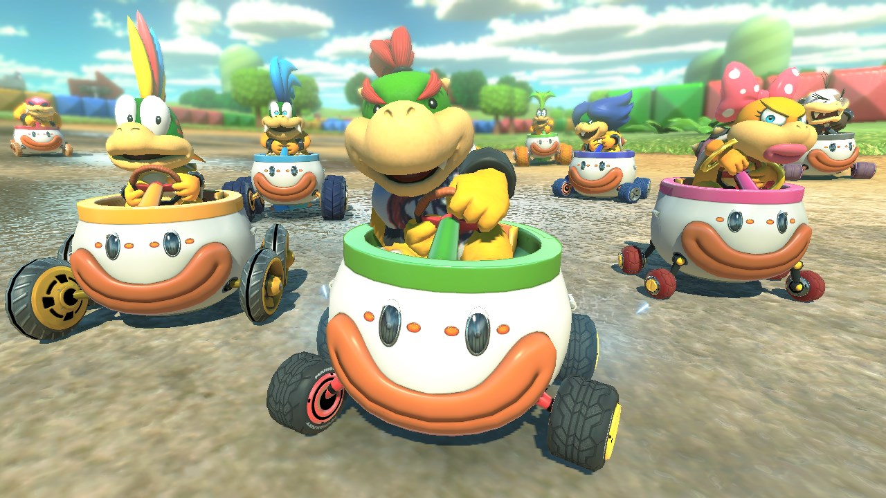 mario kart 8 deluxe different racing cars