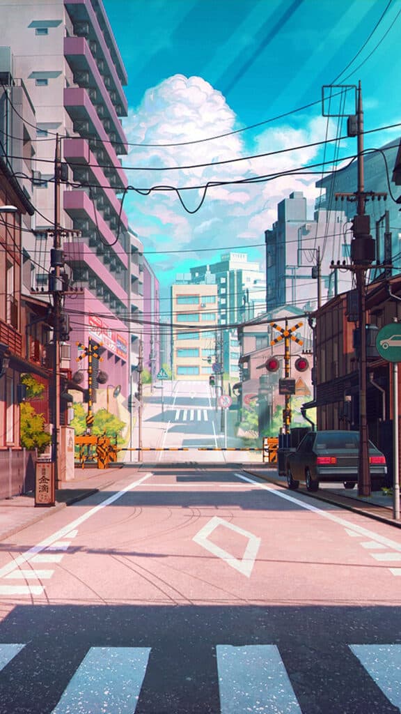 Art anime japan street