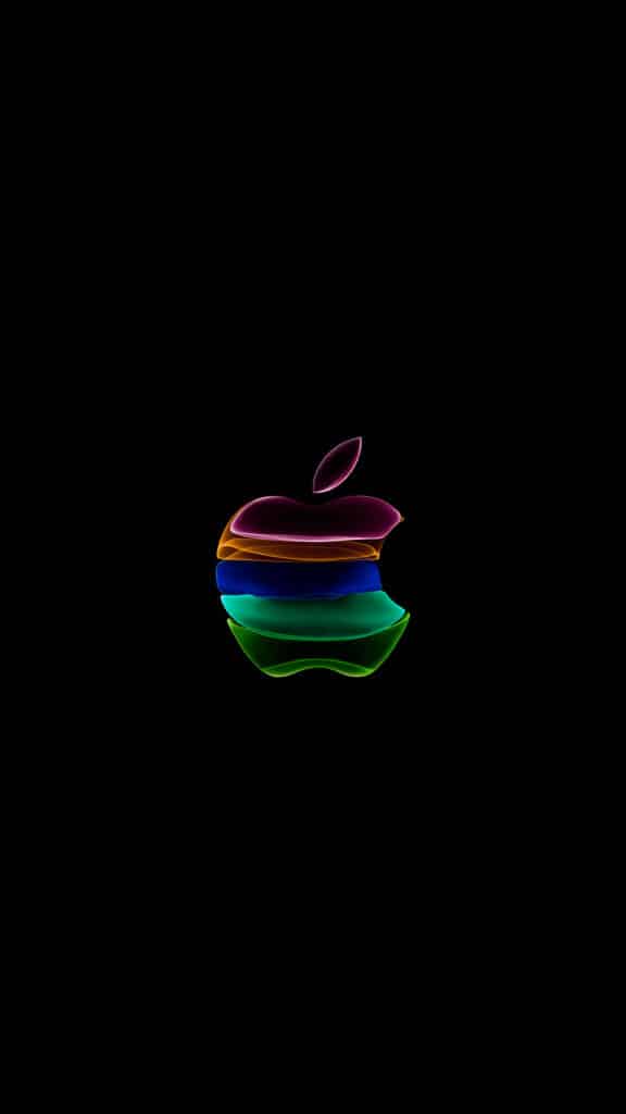 Art apple logo minimal simple dark
