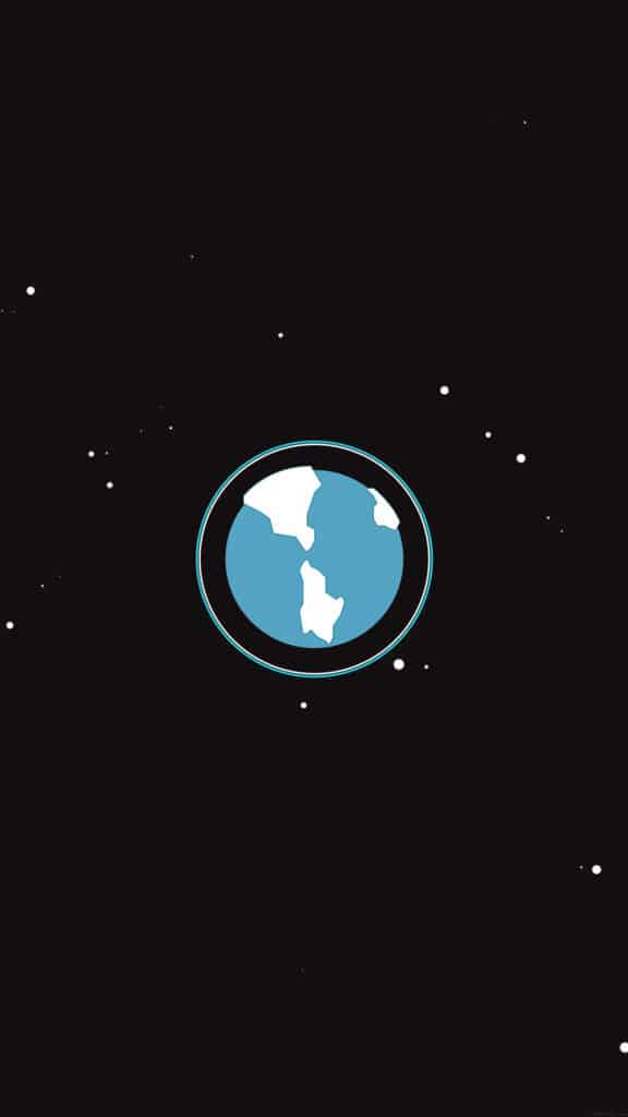 Earth planet minimal simple illust art