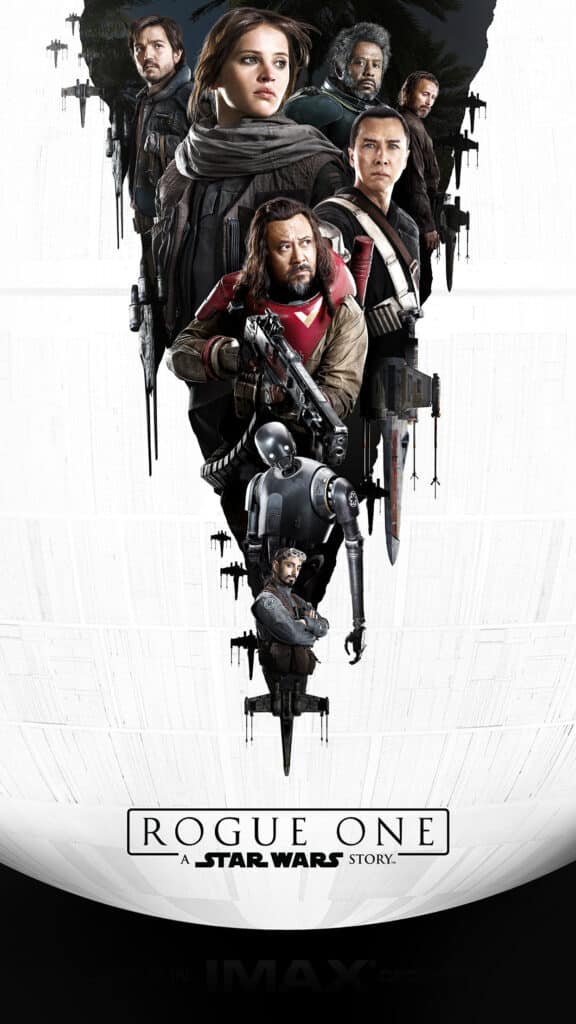 Film rogue one starwars poster illustration art