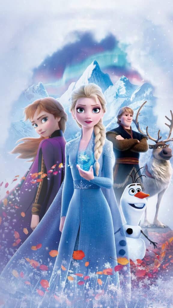 Frozen poster disney film winter anime