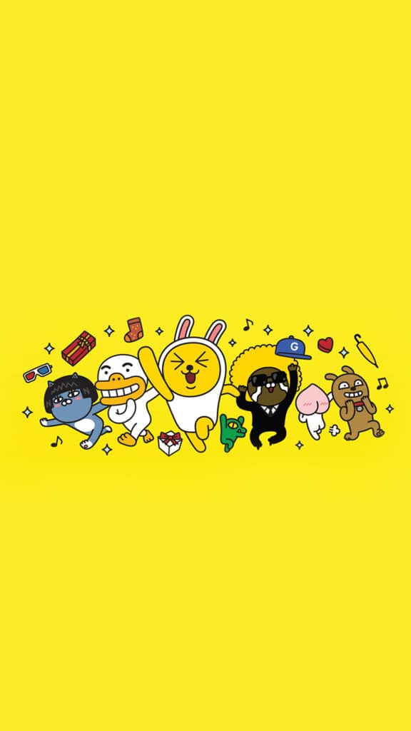 Kakao yellow friends anime