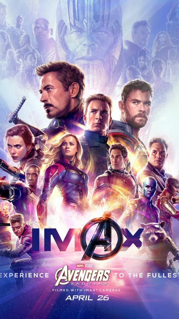 Marvel poster avengers endgame film comic art