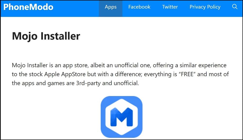 Mojo Installer Apps