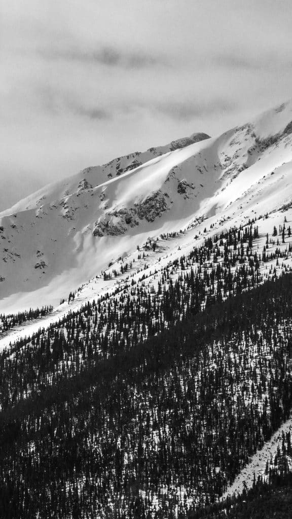 Snow landscape mountain winter wonderful