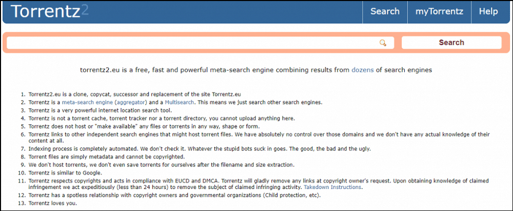 Torrentz2 overview