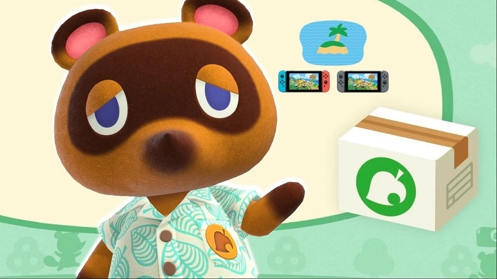 Animal Crossing Island New Horizon data saved