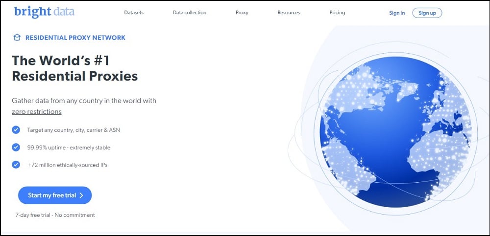 Bright Data Residential Proxy Network