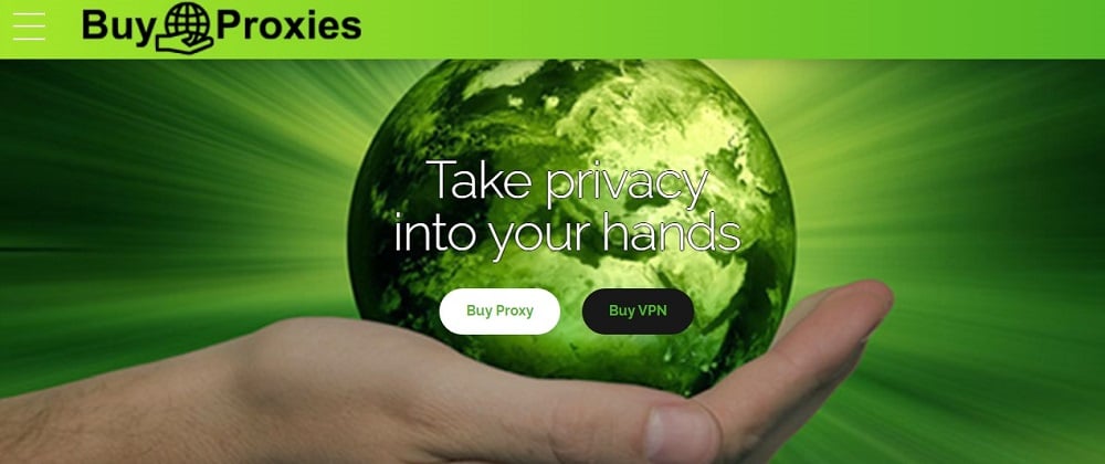 BuyProxies Homepage