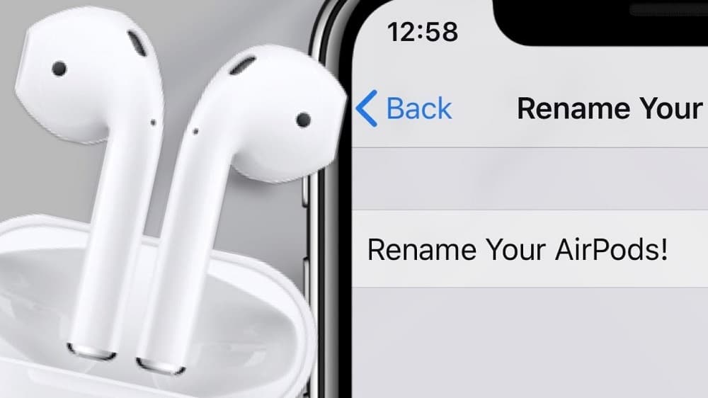 Change Airpods name to fix connectivity issue