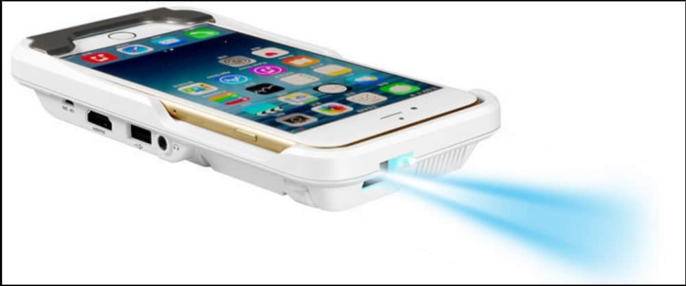 Connect an iPhone to a Mini LED projector wirelessly