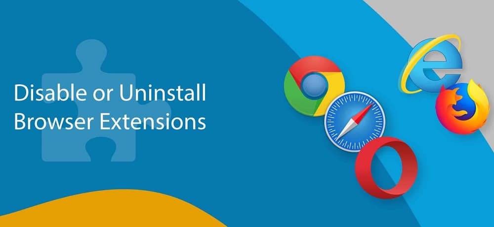 Disable browser extensions