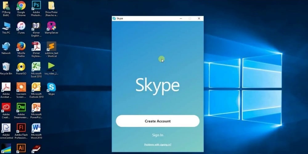 Disabling standard Skype installation