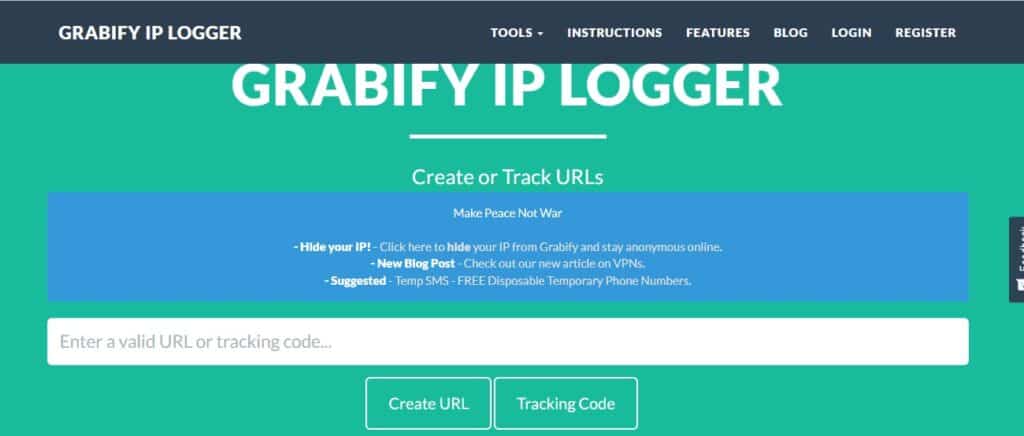 Grabify IP logger